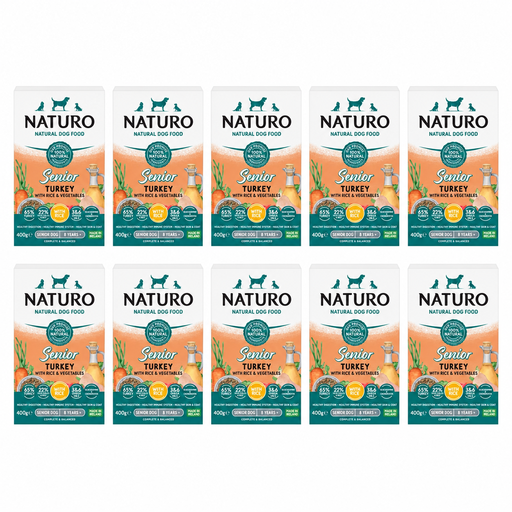 Naturo Natural Pet Food Turkey with Rice and Vegetables Senior Dog