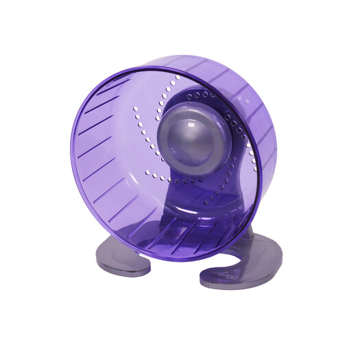 Rosewood Pico Exercise Purple Hamster Wheel with Stand
