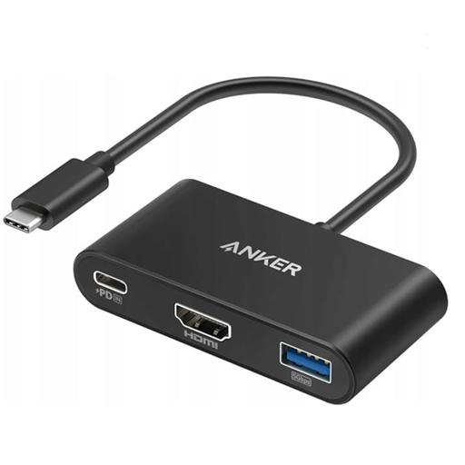 Anker PowerExpand 3-in-1 USB-C PD Hub B2B - UN (Excluded CN, Europe) Gray Iteration 1
