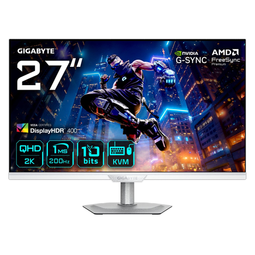 GIGABYTE M27Q2 QD ICE computer monitor 68.6 cm 27 2560 x 1440 Pixels Quad HD LED White