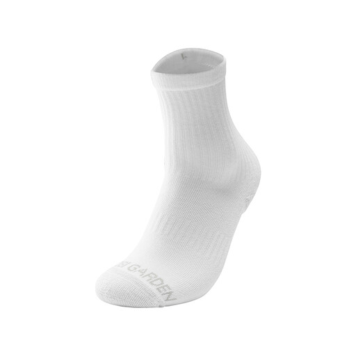 Mobi Garden hiking mid-length socks Coolmax moonlight white L