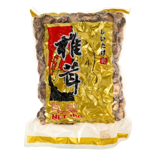 Smooth Shiitake Mushrooms, Pre-sliced, 1 kg