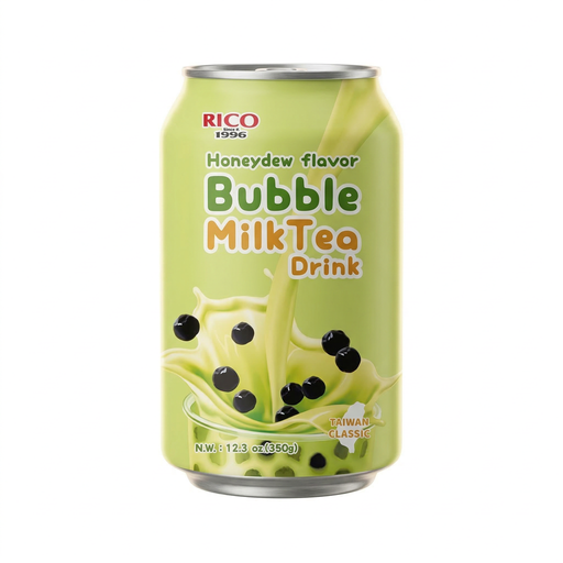 Rico Bubble Milk Tea Drink Honeydew Melon 350 ML