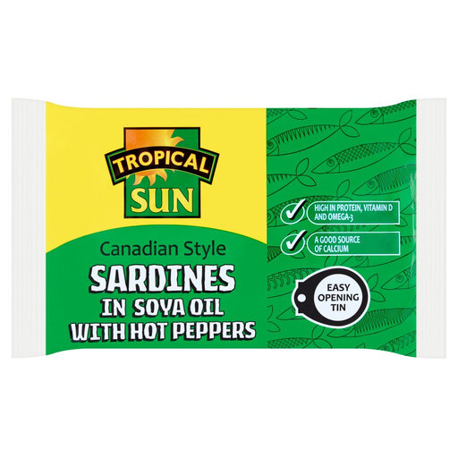Tropical Sun 加拿大风味辣椒沙丁鱼