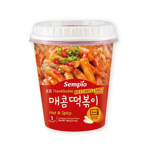 Sempio Spicy Rice Cake Cups 160 g