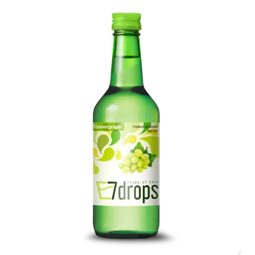 7DROPS Soju Green Grape Alc. 12% 360ml