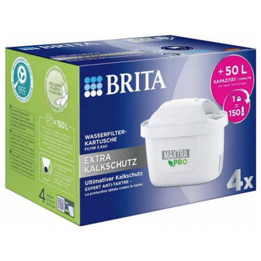 Pack de 4 recharges BRITA Maxtra Pro Anti-Tartre