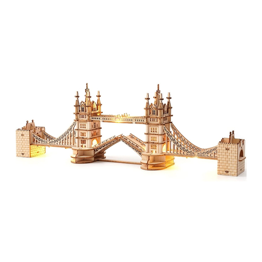 Rolife 3D Wooden Puzzles DIY London Tower Bridge Craft Model