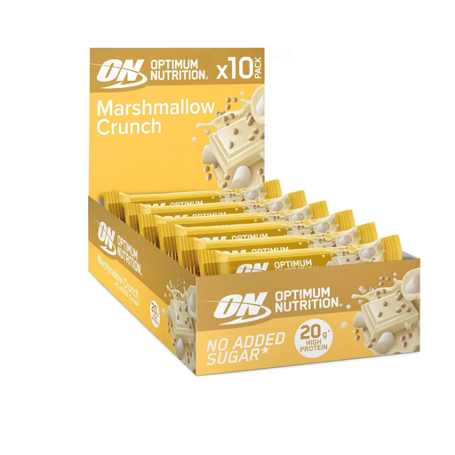 Barre protéinée Marshmallow Crunch, lot de dix barres