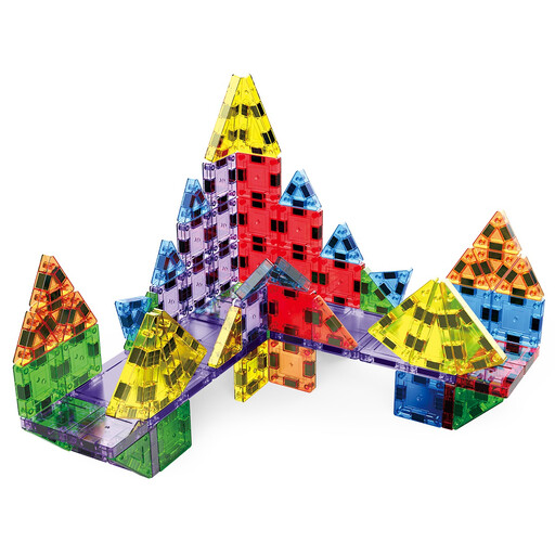 XINQIYUAN 76pcs Magnetic Tiles Flat Building Blocks Set