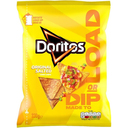 Doritos Dip or Load Original Salted 230g bag