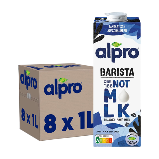 Alpro Barista Not Mlk Oat Drink 3.5% 8-Pack (8 x 1L)