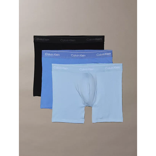Calvin Klein Boxer Brief 3-Pack W8O Black/Glacier/Blue Bell Men S