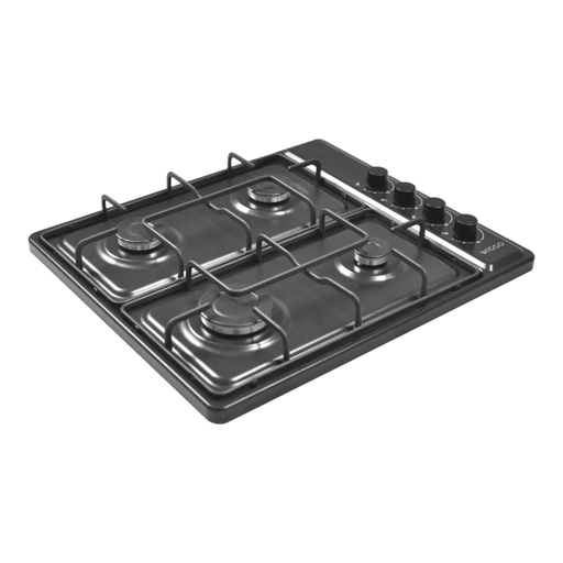 Wiggo WH-G604F(B) 60cm Gas Hob Black