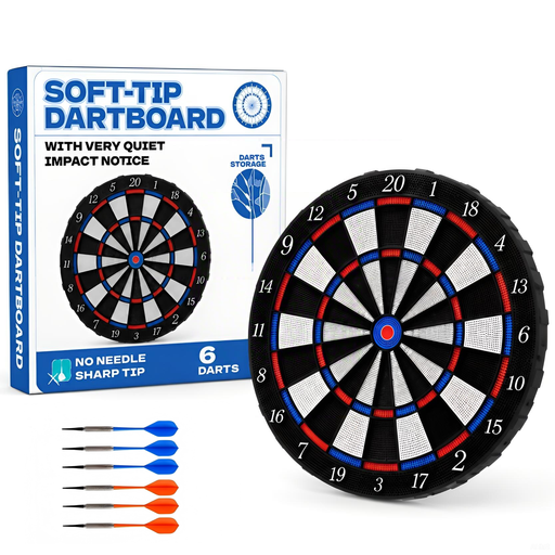 Dartboard Set 41 cm with 6 Darts