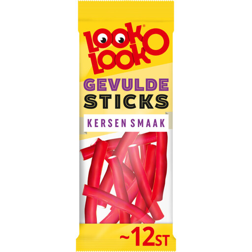 Look-O-Look Filled Cherry Sticks – 115 g