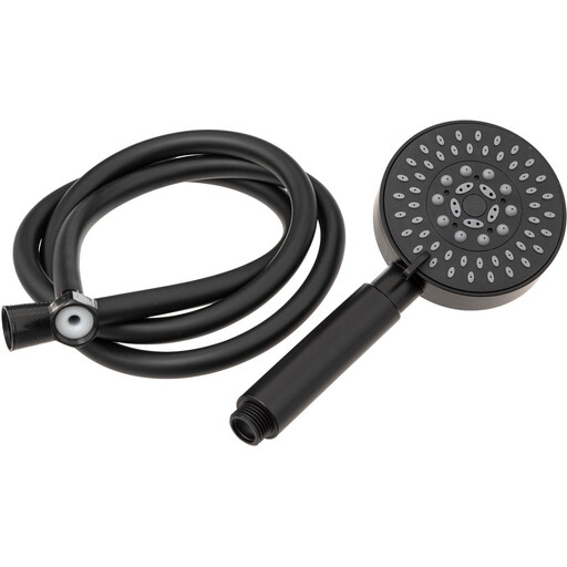 5five Hand Shower with Hose - Black, 150 cm
