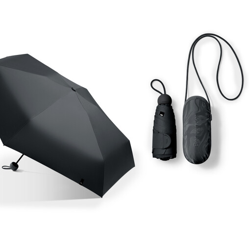 Beneunder BM525, 5-Fold Umbrella with Capsule Case, Black