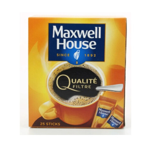 Boîte de sticks de café soluble MAXWELL HOUSE Quick Filter Coffee Sticks (M.H.) 45 g
