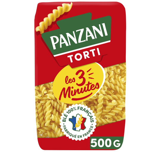 Panzani Torti Pasta cuisson 3 minutes 500 g