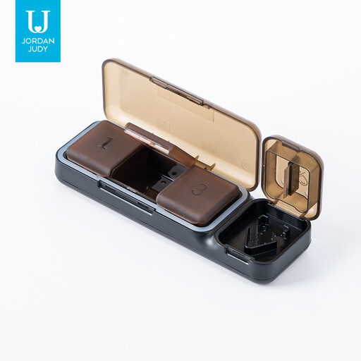 JORDAN&JUDY Small Pill Organiser with Tablet Cutter