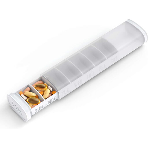 VVM Weekly Pill Organizer, 7 Day Daily Pill Box, Arthritis-Friendly