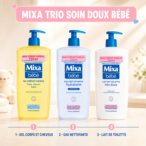 Mixa Trio Gentle Baby Care