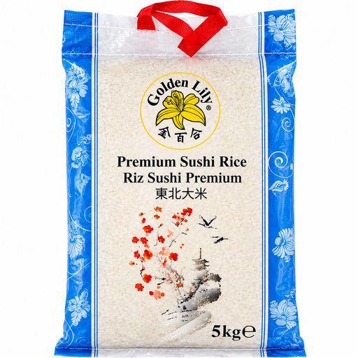 GOLDEN LILY PREMIUM SUSHI RICE, 5 kg pack