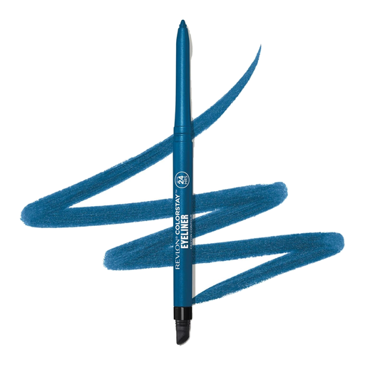 Revlon ColorStay Eyeliner Pencil, Smudgeproof and Waterproof, Blue