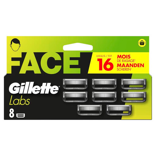 Gillette Labs Navulmesjes - 8 stuks