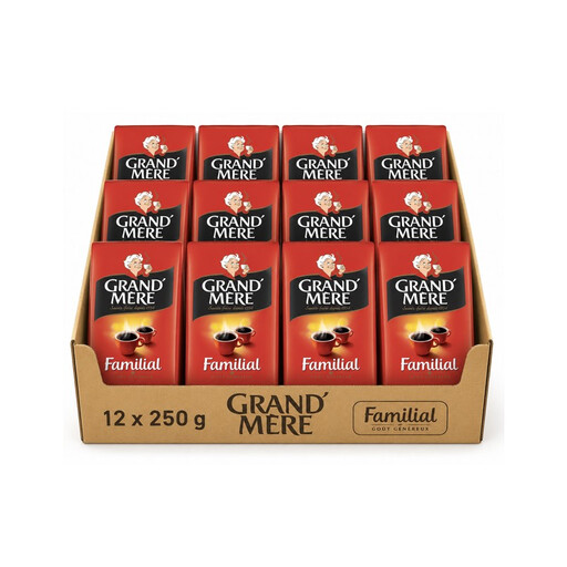 GRAND MERE 咖啡粉整箱装，共 12 份，3 kg