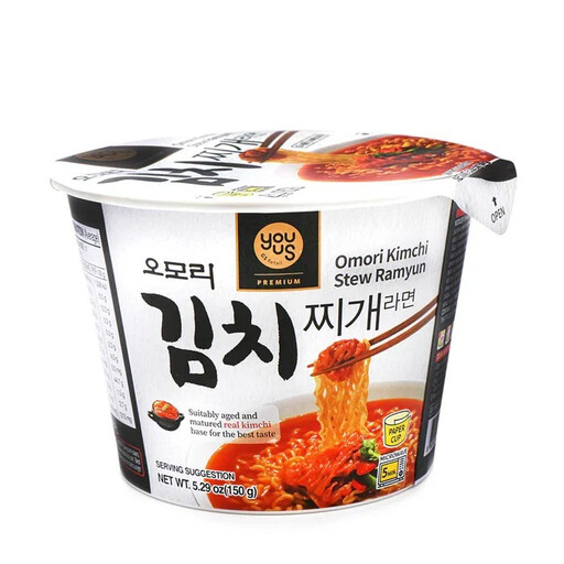 GS25 YOUUS OMORI KIMCHI STEW RAMYUN CUP 150G