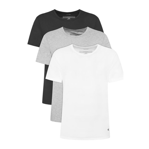 Calvin Klein 3 Pack Crewneck T-Shirt - Cotton Stretch