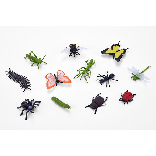 MOJO Insects and Spiders 12-Piece Assorted Creature Tube