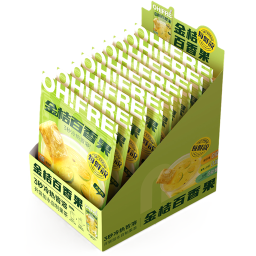 Meixianshuo Fresh Fruit Tea Single Cup, kumquat and passion fruit