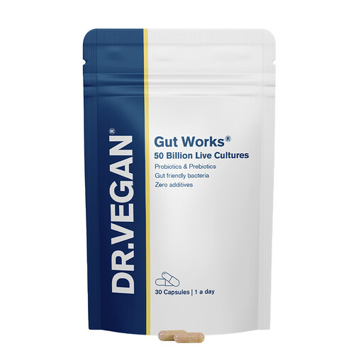 DR.VEGAN Gut Works Probiotic 50 Billion Live Cultures