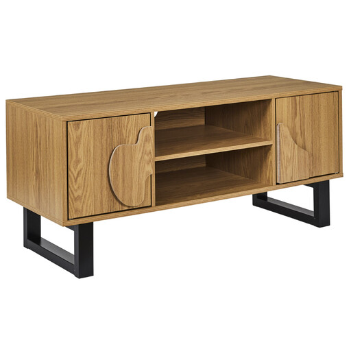 Calypso Wood and Metal TV Stand