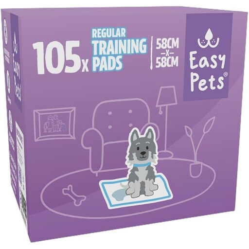 EasyPets Puppy Training Pads, 105 Pieces