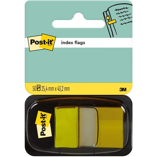 Post-it Flags 680-5 in Gelb in einem Spender