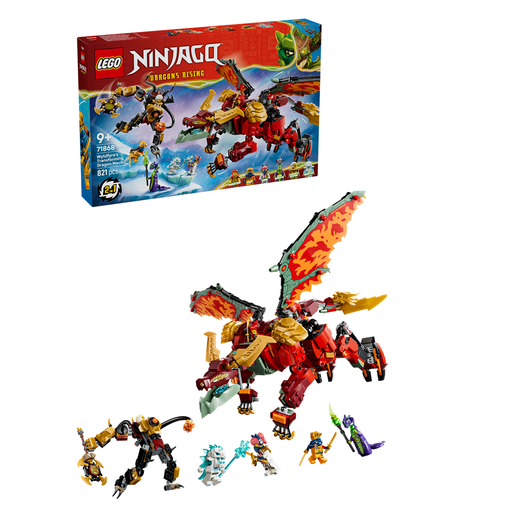 LEGO NINJAGO Wyldfyre's Transforming Dragon Mech 71868