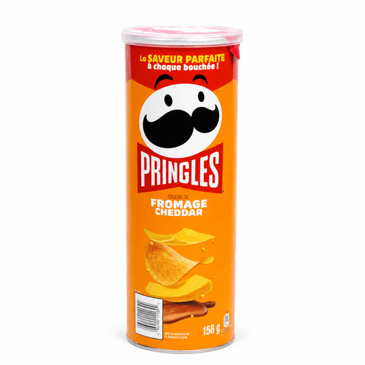PRINGLES Cheddar cheese flavored chips 156g