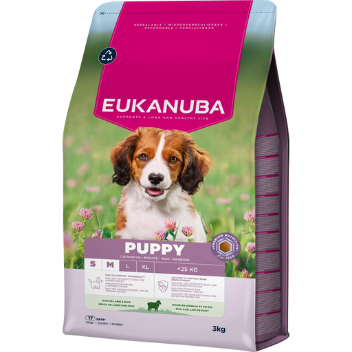 Eukanuba Life Care dog puppy&junior small/medium lamb&rice 3kg