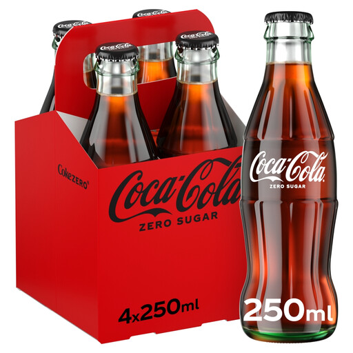 Coca-Cola Zero Sugar 4 x 250 ml pack