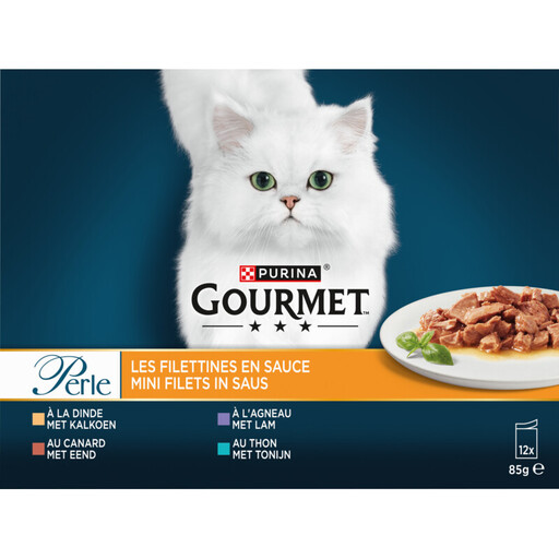 Gourmet Perle Mini Fillets Mix Turkey and Tuna Multipack