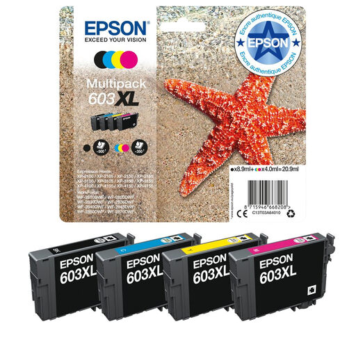Multipack Epson 603XL Noir & 603 CMJ