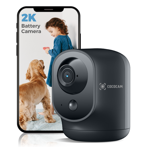 COCOCAM 2K Indoor Pan/Tilt Security Camera