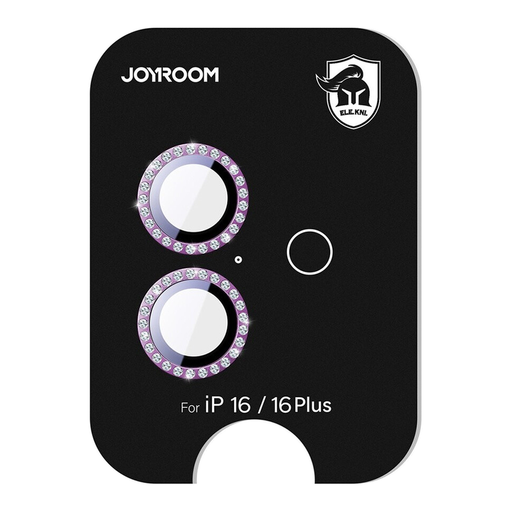 JOYROOM JR-MSJ0275 Protective Glass for iPhone 16/16 Plus Lenses - Pink