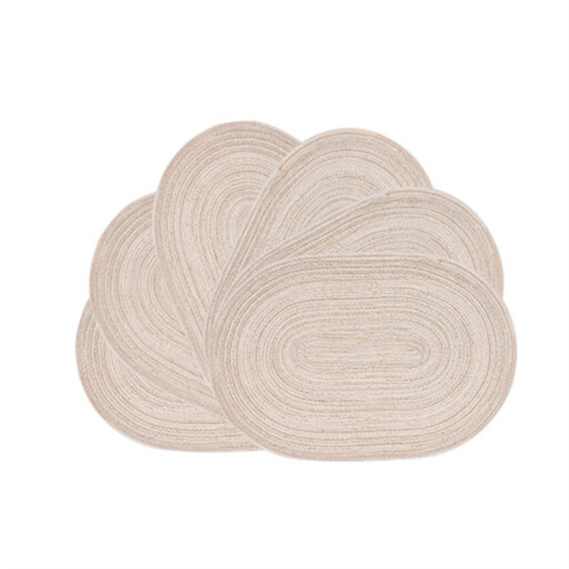 Oval Braided Polyester Placemat