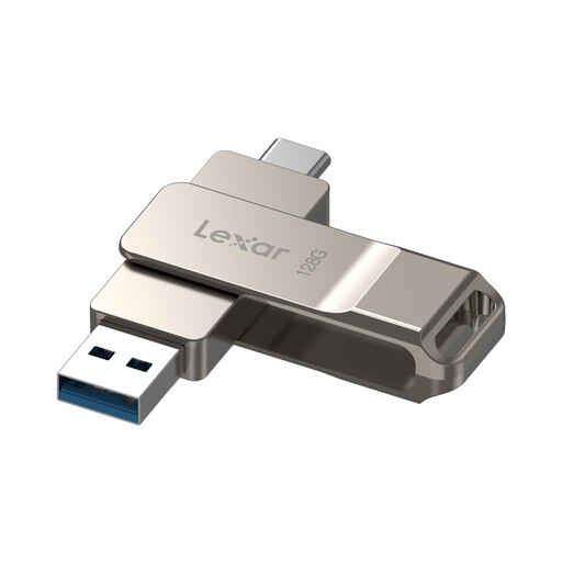 Lexar D40E 128GB Dual USB Jump Drive