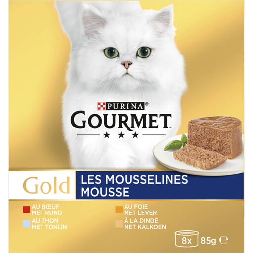 Gourmet Gold Mousse Tuna Liver Turkey Beef Multipack